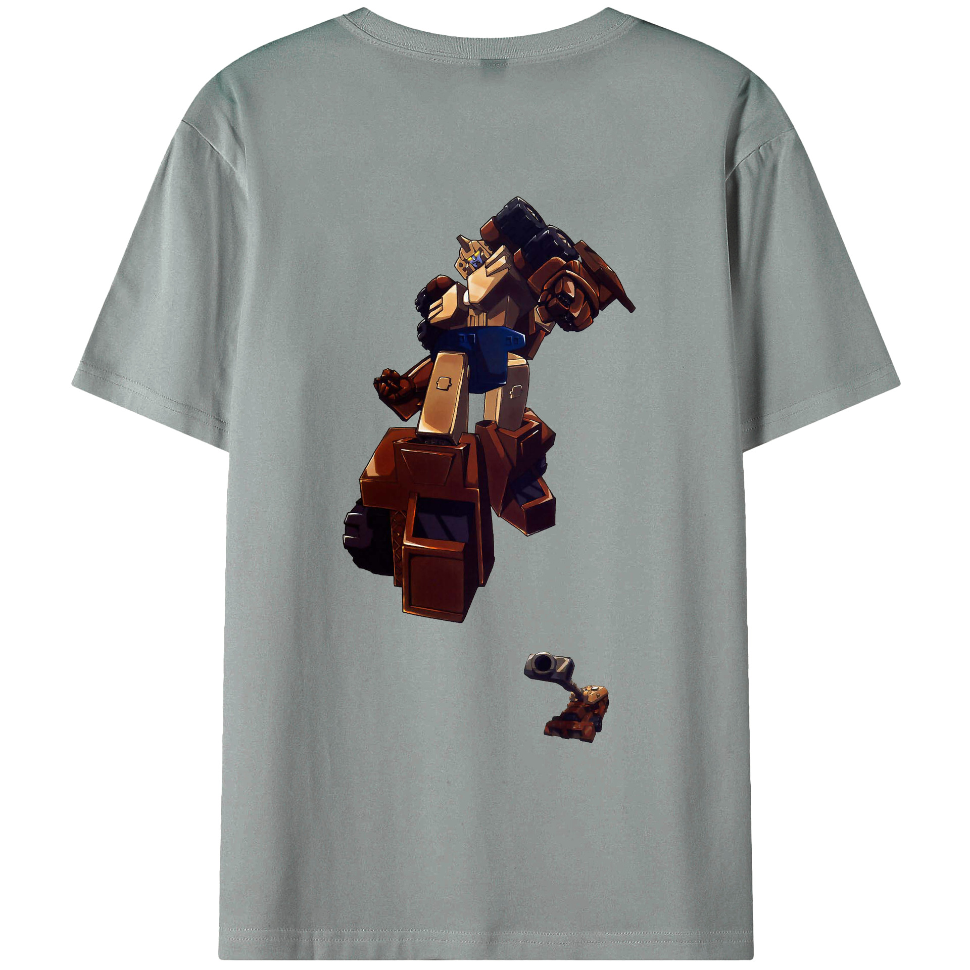 （画像用）  綿100％ メンズ半袖Tシャツ（バックプリント） 通気性